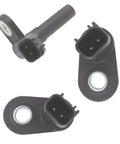 3 Piece Crankshaft And 2 Camshaft Position Sensor Kit Fits Ford F Series Trucks F150 F250 F350 Super Duty Expedition And E Series Vans With 4.6L And 5.4L V8 Engines OEM Grade three black automotive sensors