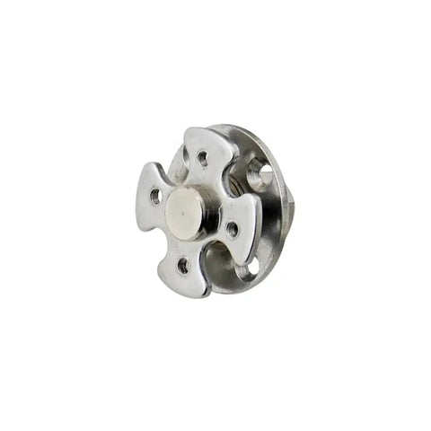 Stainless steel 360-degree disc-damping shaft hinge with concealed rotating torque 2 N m