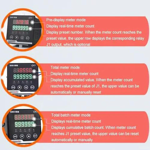 U Shaped Measuring Wheel Digital Length Counter With Led Display For Fabrics Wires And Films Heavy Duty Professional Grade Rubber Tracker Dead On Accuracy All Day Long display modes showing count and measurements