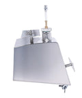 Stainless Steel Mini Bike Gas Fuel Tank For Coleman B200 B200RSV, side view showing durable rust-resistant material, easy mount design.