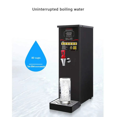 Heavy Duty 3000W Commercial Step By Step Electric Water Dispenser With Led Panel 304 Stainless Steel Inner Tank, dispensing boiling water.