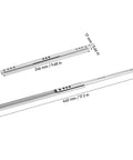 10 Pairs Of 10 Inch Full Extension Drawer Slides With Ball Bearing Side Mount Soft Close And 2 Way Track Rails, steel view