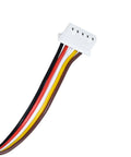 Beefy 5-Wire Steering Servo 25-ZJ04 LG-ZJ04 connector for 1/10 9125 S920 RC Car Spare Parts, close-up of wires and plug