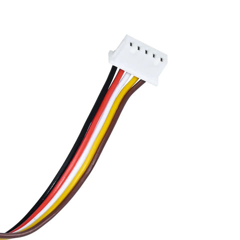 Beefy 5-Wire Steering Servo 25-ZJ04 LG-ZJ04 connector for 1/10 9125 S920 RC Car Spare Parts, close-up of wires and plug