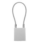 Heavy-Duty Steel Cable Padlock With 85mm Shackle, Aluminum Alloy Lockout Tagout Padlock, Includes 2 Keys