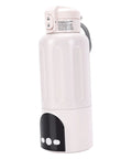 Game Changing Portable USB Rechargeable Electric Water Heater, 500 Ml Travel Heating Cup with 16000 Mah Battery side view.