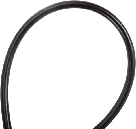 5mm 50ft Lined Bicycle Brake Cable Housing With 30 End Caps Black For Smooth Braking And No Fuss Install, looped view