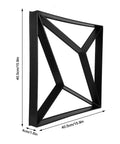 Rhombus Paving Mold For Walkways And Paths DIY Concrete Molds For Garden Courtyard And Patio Easy To Use Paver Kit, 40.5x40.5x4 cm