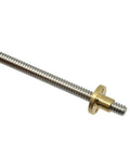 150 Millimeter T8 Acme Lead Screw With Solid Brass Nut For CNC Routers And DLP SLA 3D Printers Z Axis Upgrade stainless steel rod