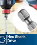 Bosch DSB5013P 13-Piece Daredevil Spade Bit Set with hex shank drive in pouch