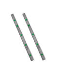 Metal Linear Motion Guide Slider Egh20 900mm 2 Pack Cnc Router And 3D Printer Upgrade showing two linear rails with green dots.
