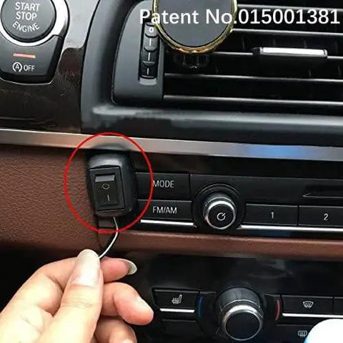 Water Drop Paste Type Button Switch SPST 12V-230V 10A Off On Control for Fog Driving Lights and LED Light Bar in car dashboard