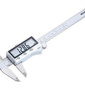 0-300mm IP67 Digital Caliper 12 Inch Stainless Steel showing display with measurement and jaws open
