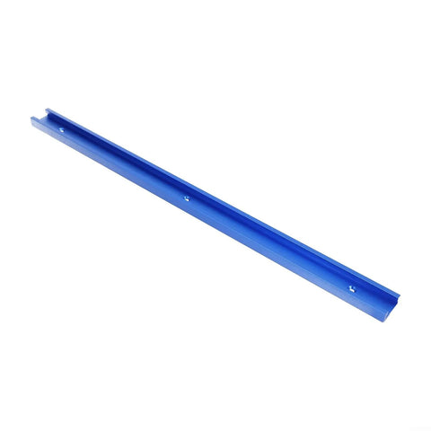 Blue aluminum T-Track Miter Bar Slider Table For Woodworking, 30mm T-Slot Jig Track Fits Router Tables, 500mm Length