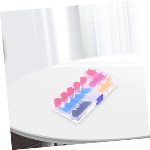 Top Grade Silicone Tapered Stoppers Kit With 35 Pieces For High Temp Sealing And Industrial Powder Coating Sandblasting Anodizing And Spray Painting Applications That Are Reusable And Smooth Surface Coverings in clear organizer