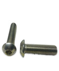 6-32 Button Head Socket Cap Screws And Allen Bolts, 18-8 Stainless Steel, Pack Of 100, One-Half Inch Length, Beefy Hardware Fasteners For Building, Maintenance, And DIY Projects, two button head screws