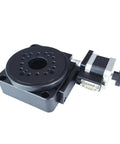 Motorized Rotary Positioning Stage PTGD201 Top Notch Precision Electric Rotary Table, 100mm bearing, side view