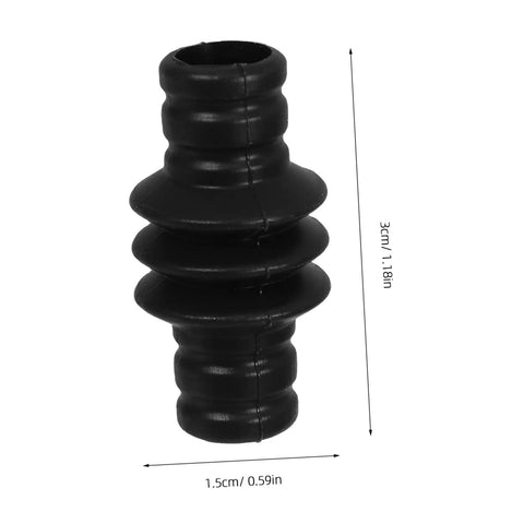 Burnproof Steam Wand Insulation For Espresso Makers Pro Grade Easy Install Heatproof Pipe Cover, black rubber.