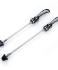 MTB Quick Release Skewers Front And Rear Set Aluminum Alloy Bicycle Wheel Axles With QR Levers Easy Install Durable Rust Resistant Skewers