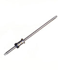 Pro-Grade Ground Ball Screw For CNC Machines, P4 Or C5 Precision, 50mm Diameter, 6mm Lead, 2000mm Length With Nut; side view