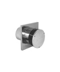 46DVA HRCS SIMDUR 4 Inch Round Horizontal Termination Cap Heavy Duty Galvanized Finish DirectVent Pro Round Cap With Aluminum Square Base 4 X 6 5/8 Inch Duct Size Outdoor Fireplace Venting System.