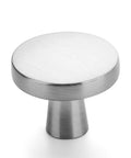 30 Pack Brushed Nickel Drawer Knobs 1-1/4 Inch Solid Round Cabinet Knobs For Kitchen Cupboards Dressers And Cabinets Easy Install Hardware