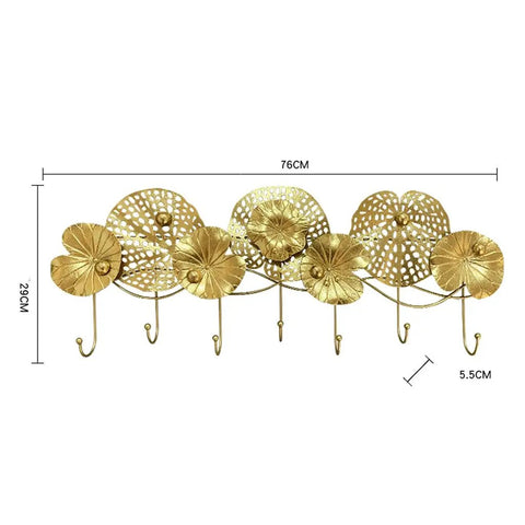 Heavy Duty Gold Wall Hooks For Hanging Coats Keys And Everyday Threads Solid Iron Art Decor Dead Simple Install Built Tough Reliable Knockout Home Organization Piece That Checks Every Box