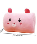 Super Cute Plush Bunny Shape Hand Warmer Muff Pillow That Locks In Heat For Winter Chill Days Without Electricity, 30x20x10cm, soft fabric.