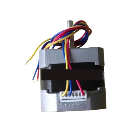 Three Phase Stepper Motor KT42JM4-551 for Industrial Rigs with multicolored wiring for installation and operation.