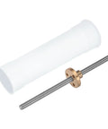 100mm Tr5X1 Lead Screw With Brass Nut For 3D Printer Upgrade 1mm Pitch 1 Start 304 Stainless Steel Rod Includes Plastic Packaging Tube
