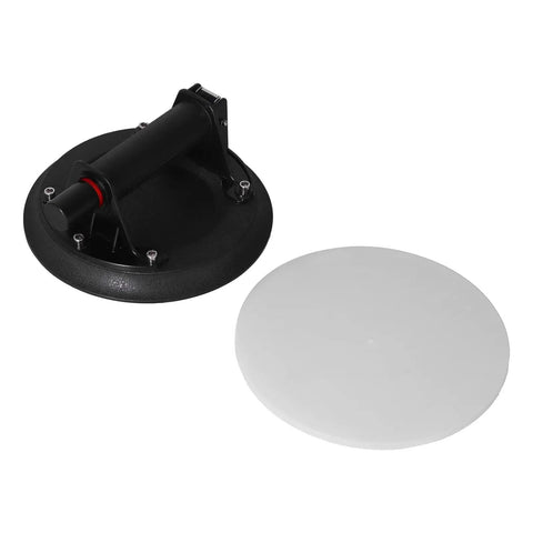 Heavy Duty Air Pump Vacuum Suction Cup With Quick Release Valve For Tile Glass Lifting Rock Solid Grip and Seamless Locking Mechanism on a flat surface.