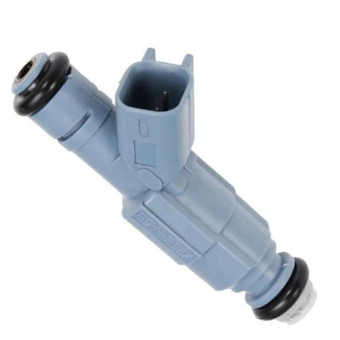 8Pcs Fuel Injectors For 4.7L V8 Engines 2001 2007 Jeep Grand Cherokee Commander Dodge Dakota Durango Ram Gas Saver MPG Boost Smoother Idle Balanced Fuel Delivery 0280155849 blue fuel injector with black O-rings