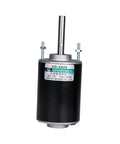 Quiet Space Saving Permanent Magnet DC Motor For DIY Projects 24V 7000 RPM Mini Electric Motor in black metal casing