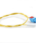 Upgraded DA32-10105X refrigerator temperature sensor with yellow wire and blue two-pin connector