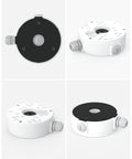 D20 Junction Box For Dome Cameras Waterproof Weatherproof Aluminum Outdoor Mounting Housing shown from various angles