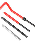 Top Shred Fix Thread Repair Kit, M6x0.75 Stainless Steel Rethreading Tap Set, Durable Wire Screw Sleeves For Restoring Stripped Auto Parts With Easy Installation And High Strength Wear Resistance, drill tap wrench set