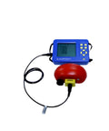 Professional Stud Finder And Wall Scanner Doubles As A Concrete Rebar Detector with display and red sensor.