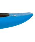 Wing Raider V1 Wing Foil Board 70 L front angle, showcasing V hull nose rocker in blue for stable control and easy progression.