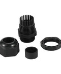 Components of the One Stop 45 Pack Cable Gland Kit Waterproof Plastic Glands Adjustable 3 To 15mm for electronics projects