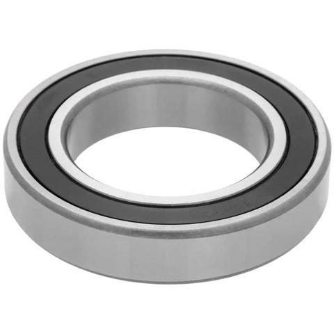 Heavy Duty 6011 2Rs Deep Groove Radial Ball Bearings With Double Rubber Seals 55 Mm X 100 Mm X 21 Mm Bulk Pack Of One Hundred Units, showcasing a single bearing with dual rubber seals.