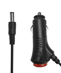 Ride Ready Cigarette Lighter To DC Power Adapter Cable With Easy Toggle Switch And Inline 3Amp Fuse For 12V 24V Cars Trucks Vans And Boats Plug And Play Solid Gear with black connector.