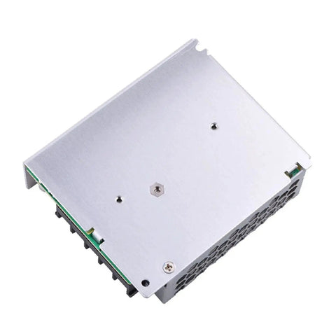 Heavy Duty AC DC Switching Power Supply Delivering A Smooth 35 Watts At 12 Volts And 3 Amps, showcasing a sleek metal housing.