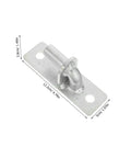Tough As Nails Four Pack Wall Mount Fence Hinge Kit For Barn Doors And Outdoor Gate Posts Featuring Genuine Galvanized Steel Build with hinge detail