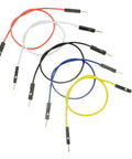 150Pcs 5 Colors 2.54mm Male to Male Jumper Wires Set for Breadboard Prototyping PVC Insulated Tin Copper 200mm Length 0.1 Inch Pitch PCB Circuit Cable