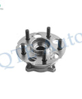 Front view of Set Of 2 Plug N Play Rear Wheel Hub Bearing Assemblies Replacement For Honda CRV 2007 2011 and Acura RDX 2007 2012