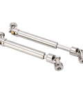 Two Pack Stainless Steel M4 RC Drive Shafts For One Tenth Scale Crawler Upgrades Universal Round Brass Ball Joint