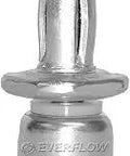 X-Press Horizontal Rod Anchor Screw With 3/8 In Threaded Rod Fitting For Steel Purlin, 25 Pack, zinc finish, close-up view