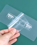 Hand peeling adhesive from transparent Self Adhesive Shelf Brackets Punch Free No Drill Shelf Supports Double Row Design Heavy Duty Clips