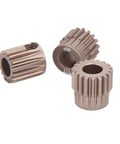 RC Pinion Gear Set 48P 5mm Shaft Hardened Aluminum 7075 Aviation Grade With 15T 16T 17T 18T 19T For 1 By 10 Scale RC Cars