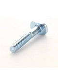 Close-up of Dope M6x40mm T Nut Sliding Screw, part of 10 piece set for T Track and T Slot systems, woodworking jig hardware